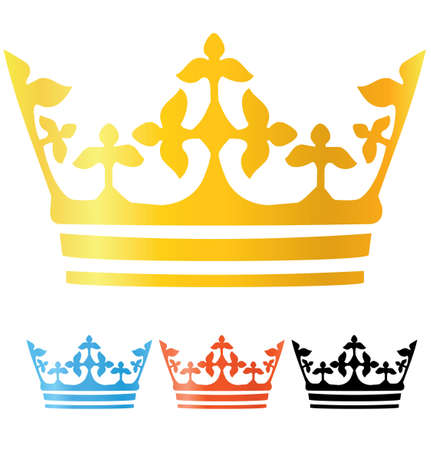 Crowns setのイラスト素材