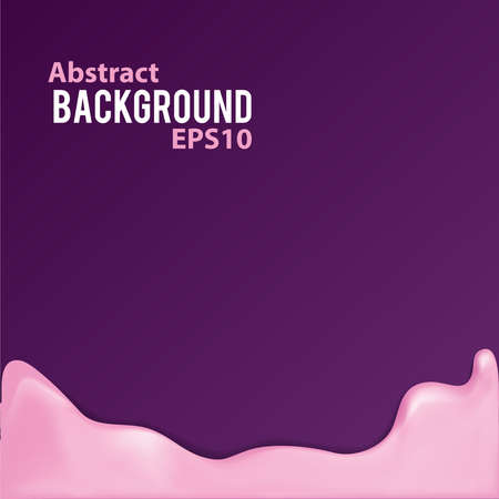 Abstract background with liquid frame. Vector illustrationのイラスト素材