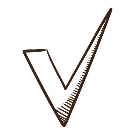 Isolated sketch icon pictogram.のイラスト素材