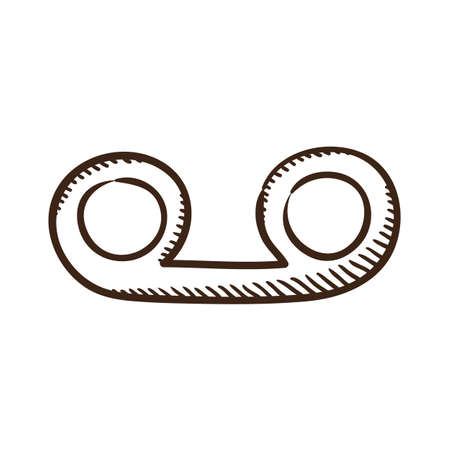 Isolated sketch icon pictogram.のイラスト素材