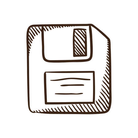 Isolated sketch icon pictogram.のイラスト素材
