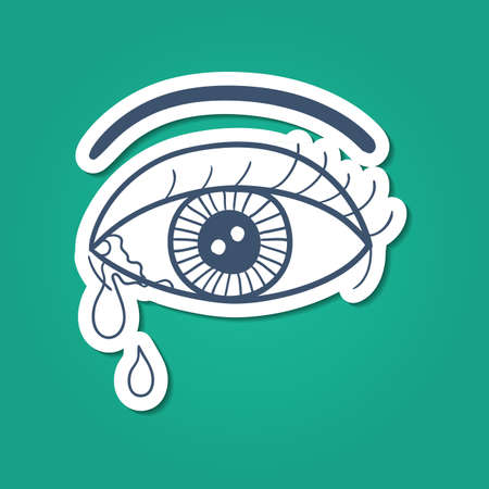 Sketch sticker vector element for medical or health care designのイラスト素材