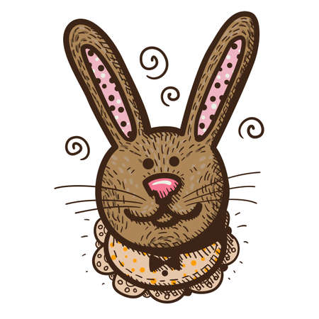 Sketch vector element for spring Easter design.のイラスト素材