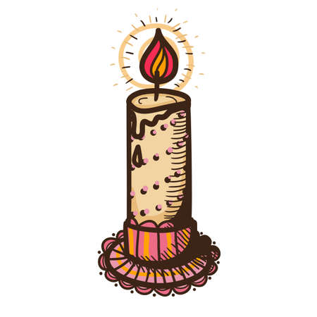 Sketch vector element for spring Easter design.のイラスト素材