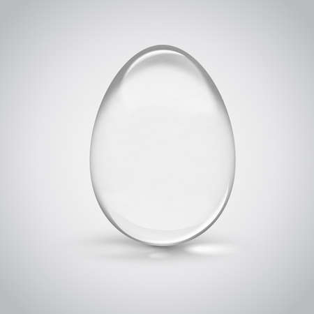 Clear transparent object with drop shadow for holiday design.のイラスト素材