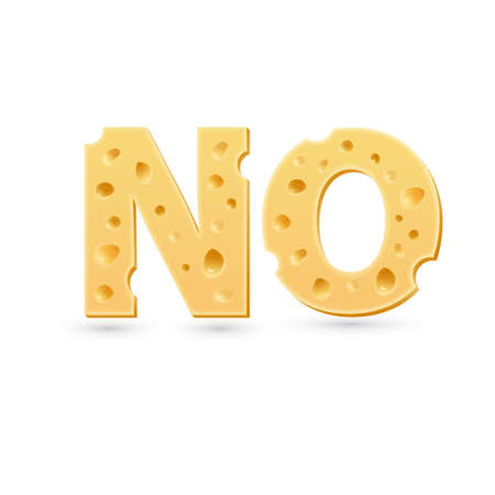 No word of cheese. Vector word templateのイラスト素材
