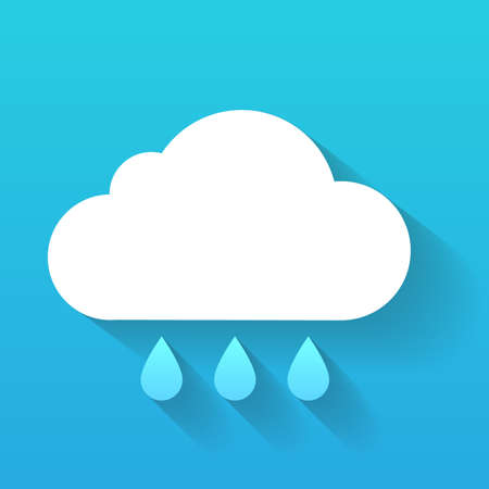 Weather symbol. Trendy flat icon design element.のイラスト素材