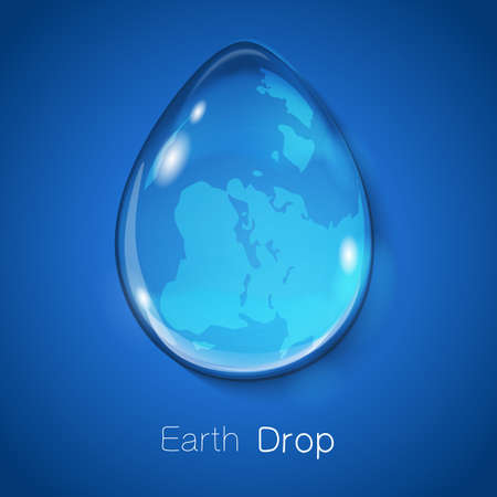 Saving resources, pollution. Ecology concept. のイラスト素材