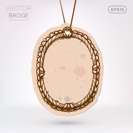 Sale banner on the rope. のイラスト素材