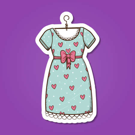 Pretty dress のイラスト素材