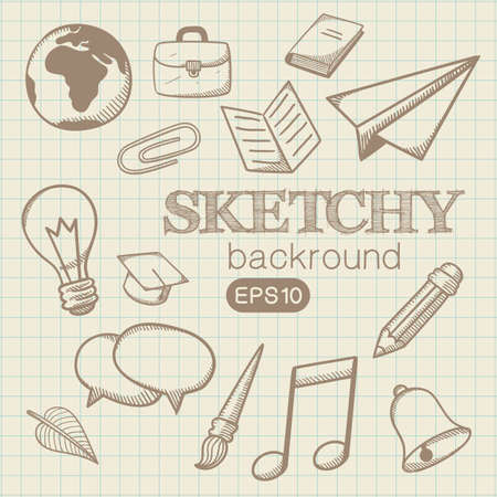 Welcome back to school のイラスト素材