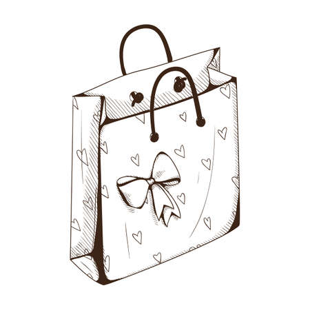 Package bag for present.のイラスト素材