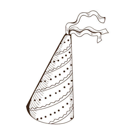 Party cone cap.のイラスト素材