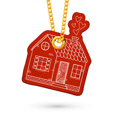 House tagのイラスト素材