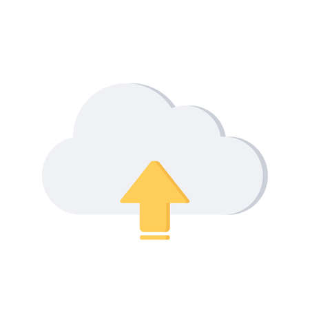 Cloud storage symbol.のイラスト素材