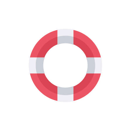 Lifebuoy. Support help symbol.