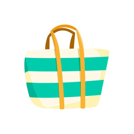 Bag beach accessory.のイラスト素材