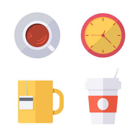 Modern flat design. Isolated objects vector collection.のイラスト素材