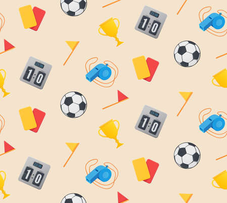 Soccer background. Vector template for 2016 Europe championship.のイラスト素材