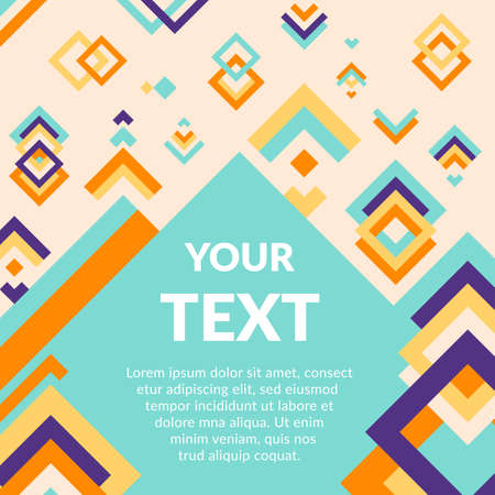 Flat colorful shapes for your vector design.のイラスト素材