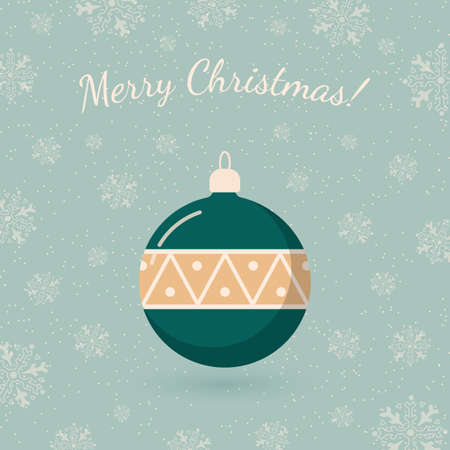 Holiday card template. Retro style for Christmas and New Year design.のイラスト素材