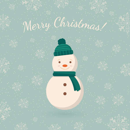 Holiday card template. Retro style for Christmas and New Year design.のイラスト素材