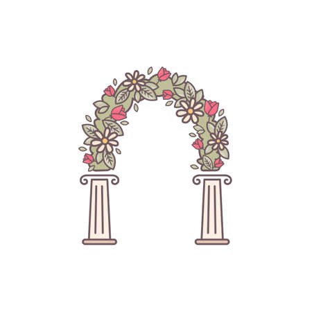 Simple vector symbol for sweet romantic design.のイラスト素材