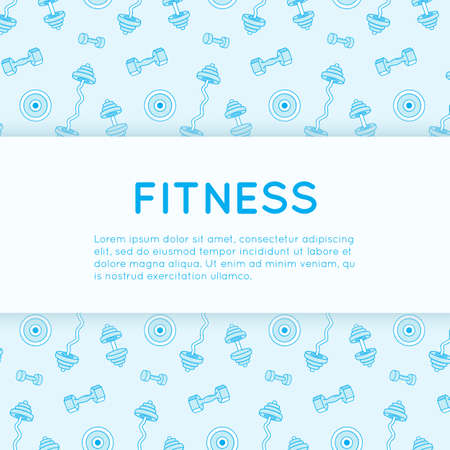 Sport and fitness background.のイラスト素材