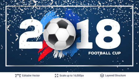 football Banner Concept.のイラスト素材