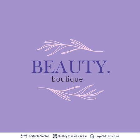 Beauty cosmetics boutique  design.のイラスト素材