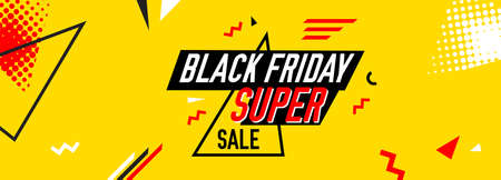 Vector ad banner with editable copy space for holiday discounts and sales.のイラスト素材