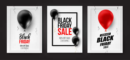 Set of Black Friday Sale Abstract Backgrounds.のイラスト素材