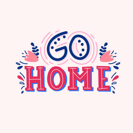 Vector lettering design for 2020 pandemic hazard alert.のイラスト素材