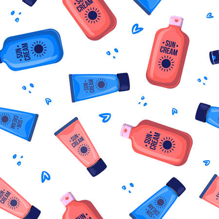 Summer season vector background template.のイラスト素材