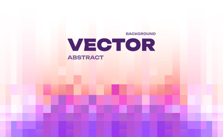 Abstract Warm Gradient Pixelated Backgroundのイラスト素材