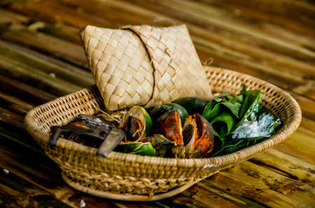 receptacle for betelの写真素材