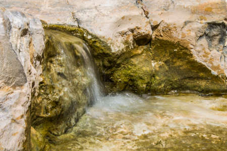 Negev waterfallの写真素材