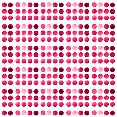 Set of colorful watercolor hand painted circle isolated on white. Watercolor Illustration for...