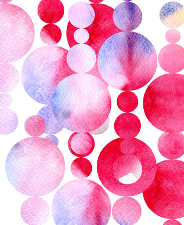 Abstract colorful watercolor background. Digital art painting.の写真素材