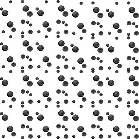 The abstract pattern of gray colorful watercolor circles of different sizes. Background image of simple round geometric shapes randomly scattered. Suitable for wrapping paper, banners, greeting cardsの写真素材