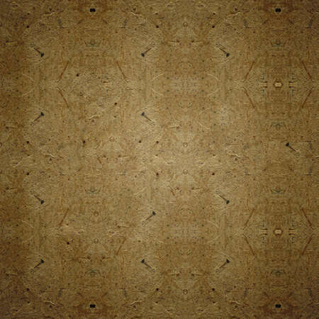 Brown craft paper cardboard texture. Dark rough vintage paper
