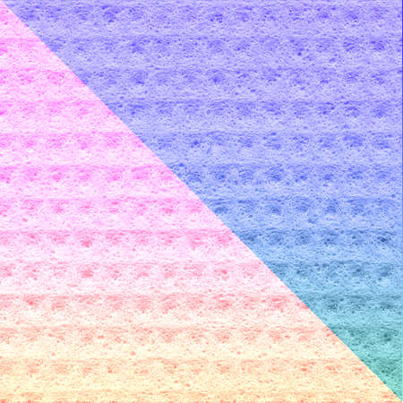 Trendy modern square background in pink and blue from simple geometric shapes. Background for design posters, banners and covers in retro hipster style. Fashion textured background for social mediaの写真素材