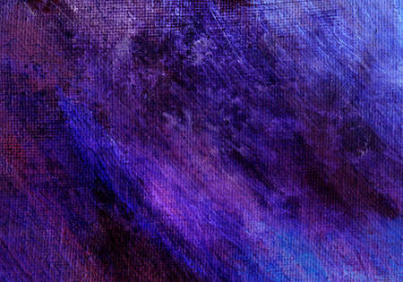 Abstract navy blue acrylic hand paint background. Part of oil painting with brush strokes....