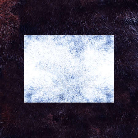 Mink fur texture of dark brown color close-up background. Black mink coat texture background. Animal fur texture. Natural short hair animal close up.の写真素材