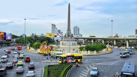 Victory Monument, Bangkok city Thailandの素材