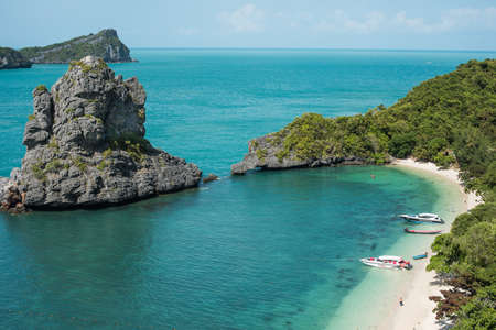 Angthong Islands National Marine Park.  Koh Sam Sao.のeditorial素材