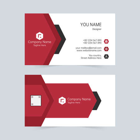 Simple vector universal business cardのイラスト素材