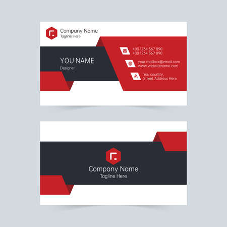 Creative professional vector business cardのイラスト素材