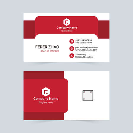 Corporate business cardのイラスト素材