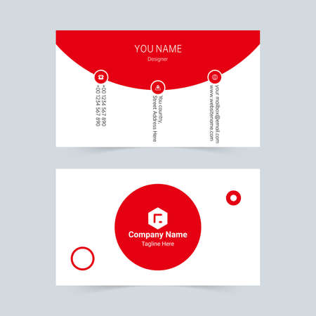 Creative simple business card universal business cardのイラスト素材